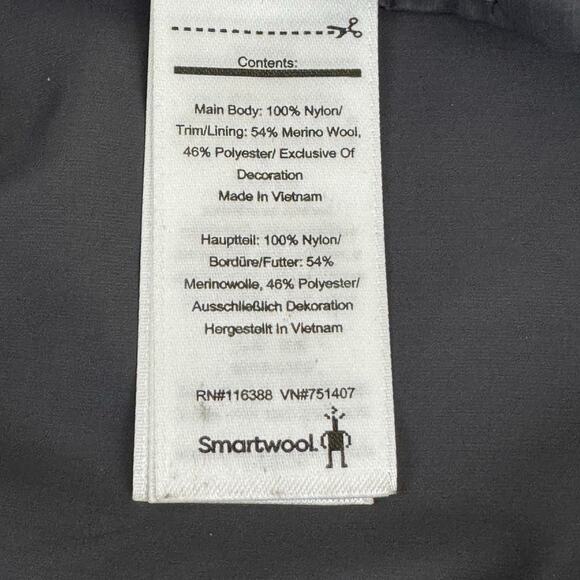 Smartwool Jacket Men’s XL Sport Light Nylon Packable Full Zip Windbreaker Gray - Picture 5 of 9